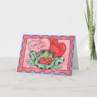 Kiss Me Toad - Greeting Card