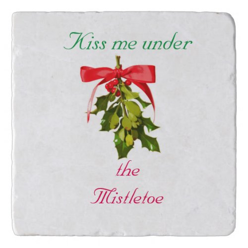 kiss me under the mistletoe  Thunder_cove  Trivet