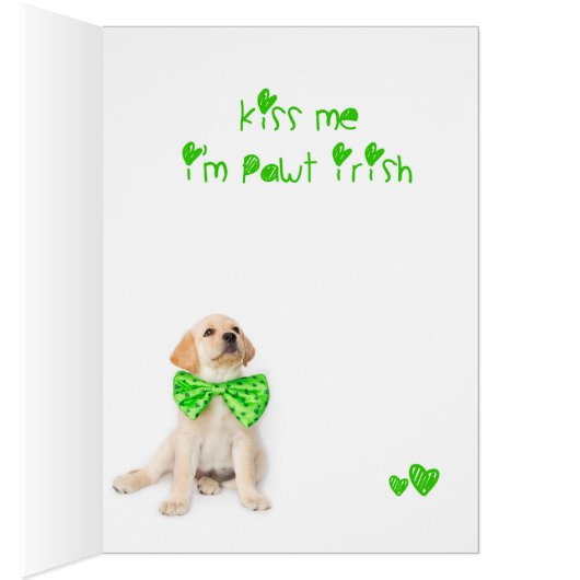 Kiss Me Yellow Labrador Puppy (Inside (Right))