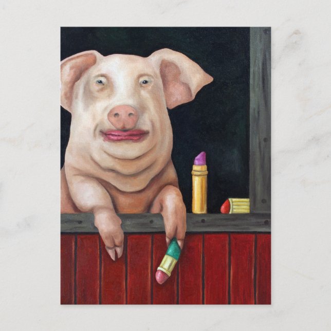 Kiss Me You Fool! Postcard (Front)