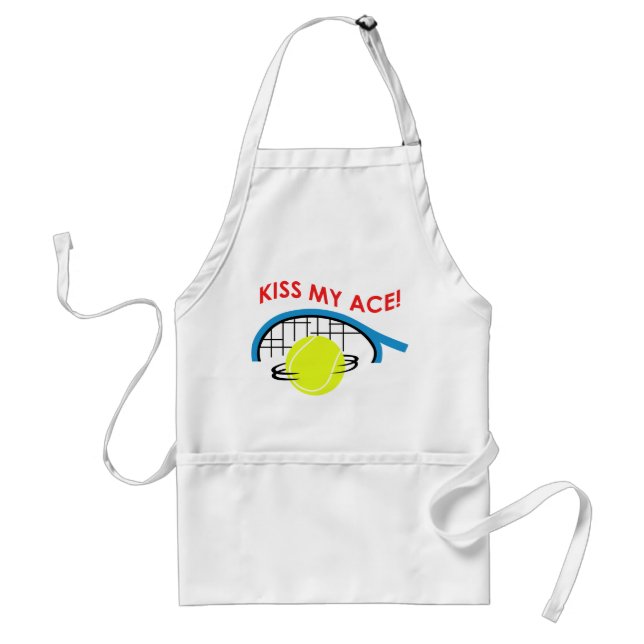 Kiss my Ace Adult Apron (Front)