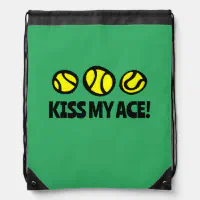 Kiss my ace Custom tennis bag for player and coach