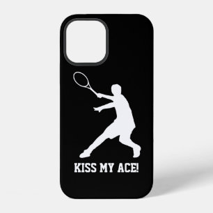 KISS MY ACE funny tennis player quote personalized iPhone 12 Case