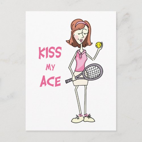 Kiss My Ace Postcard