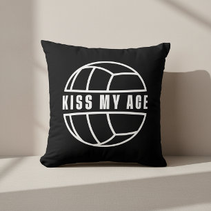 Kiss my Ace Throw Pillow