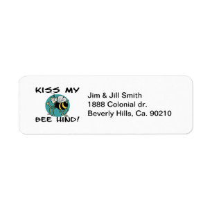 Kiss My Bee Hind Label