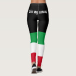 Kiss my cannoli funny Italian flag Leggings<br><div class="desc">Kiss my cannoli funny Italian flag leggings

© 2020 Kymberli Designs – All rights reserved</div>