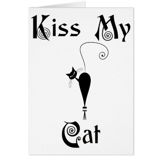 Kiss My Cat Cards (Front)