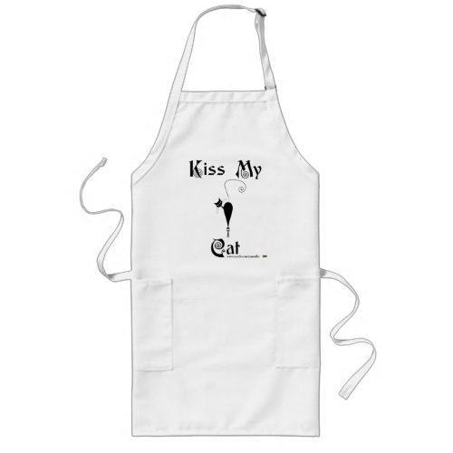 Kiss My Cat Long Apron