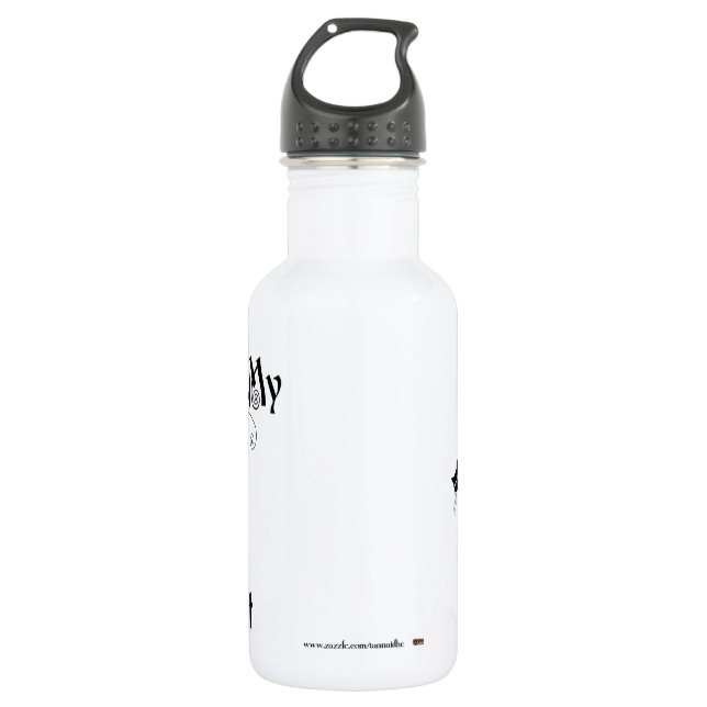 Kiss My Cat Water Bottle (Front)