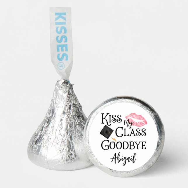 Kiss My Class Goodbye Funny Graduation Hershey®'s Kisses® (Front)
