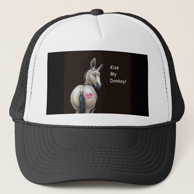kiss my donkey cap (Front)