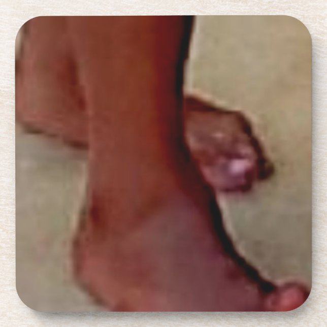 KISS MY FEET! DRINK COASTER (Front)