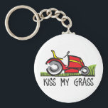 KISS MY GRASS KEYCHAIN<br><div class="desc">Show your pride for your mowing business. It’s the perfect advertisement. Everyone will love them!</div>