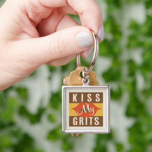 Kiss My Grits Keychain