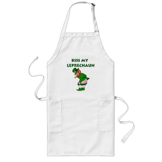 Kiss My Leprechaun Apron (Front)