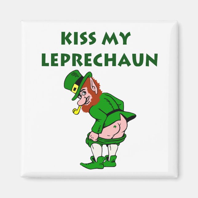 Kiss My Leprechaun Magnet (Front)