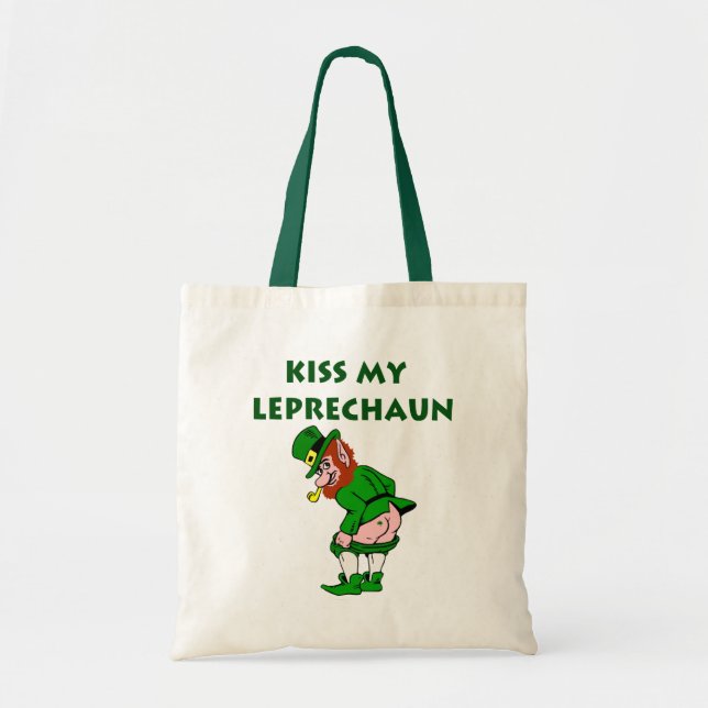 Kiss My Leprechaun Tote Bag (Front)