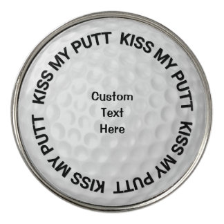 Kiss My Putt Custom Golf Ball Marker