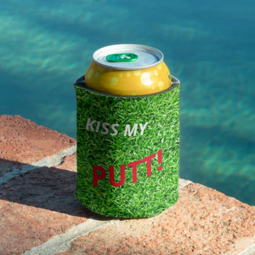 Kiss My Putt Golf Lover Celebration Party Can Cooler