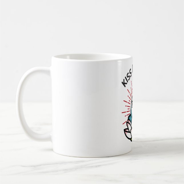 Kiss my Sass! - Hilda the Sassy Lovebird Coffee Mug (Left)