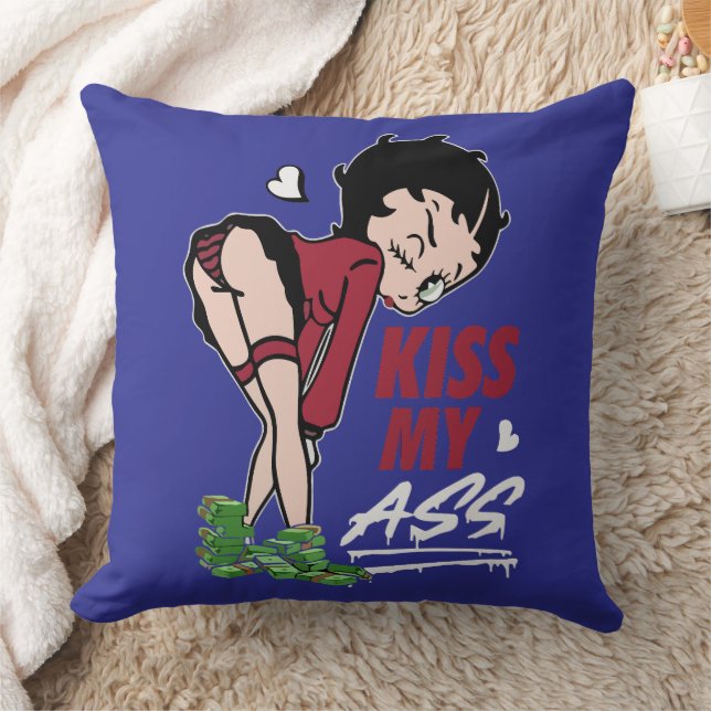 Kiss My Throw Pillow (Blanket)