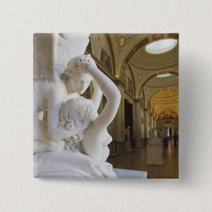Kiss of Cupid and Psyche, by Antonio Canova Button