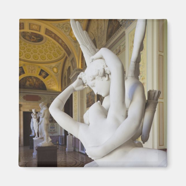 Kiss of Cupid and Psyche, by Antonio Canova Magnet (Front)