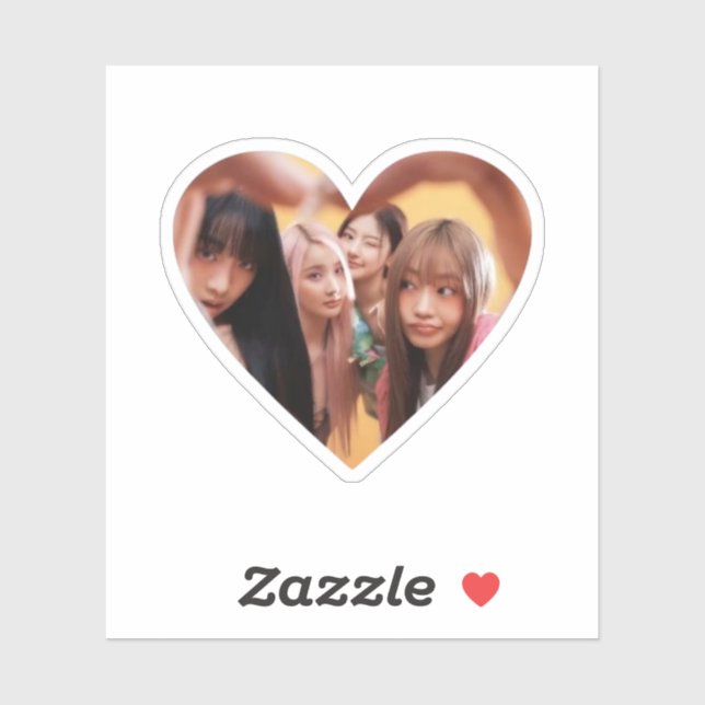 Kiss Of Life Heart Vinyl Sticker (Sheet)
