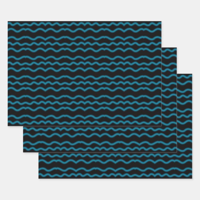 Kiss Of Light Modern Pop Art Abstract  Wrapping Paper Sheets (Set)