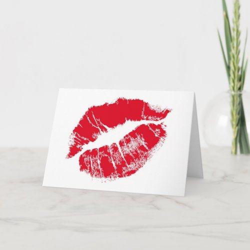 Kiss Of Love Holiday Card