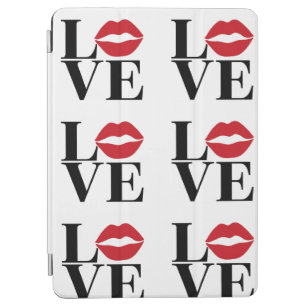 Kiss of Love: Red Lips Edition Modern Ipad Cover