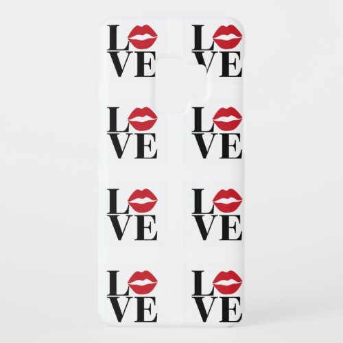 Kiss of Love Red Lips Edition Modern Samsung Case