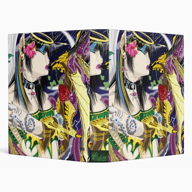 Kiss of the Dragon School Binder (Background)