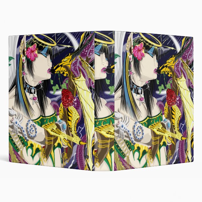 Kiss of the Dragon School Binder (Background)