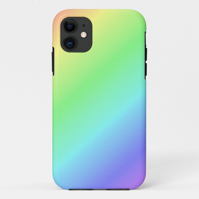 "Kiss of The Rainbow" abstract case for iPhone (Back)