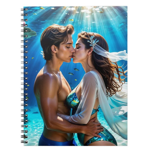 Kiss of the Undersea Lovers Notebook (Front)