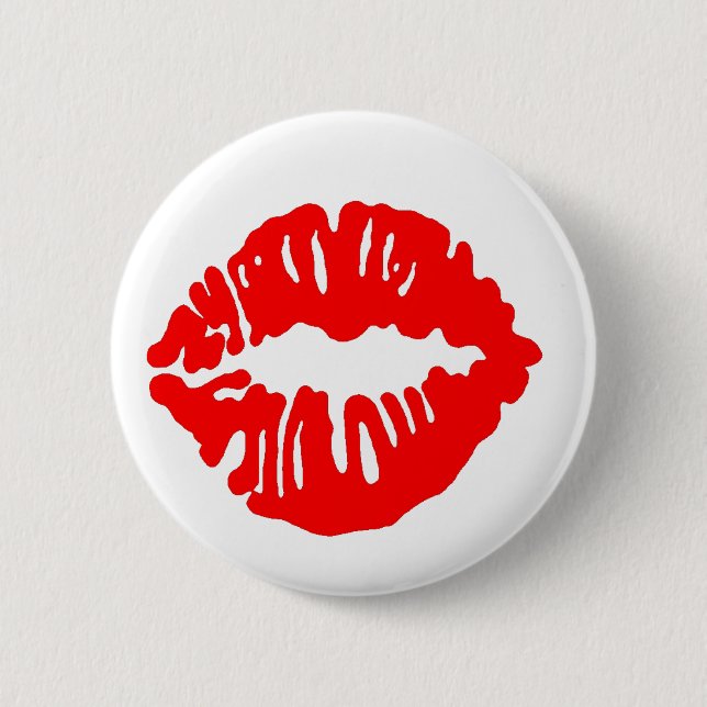 Kiss Pinback Button (Front)