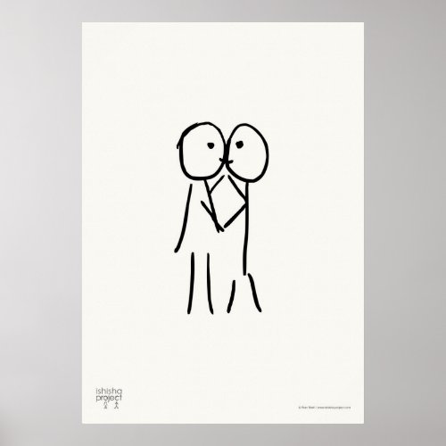 Kiss Poster _ Love Illustration