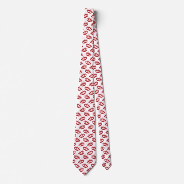 Kiss Print Neck Tie (Front)