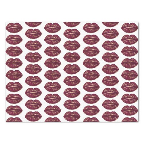 Kiss Red Lips   Tissue Paper