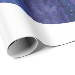 Kiss Romace Watercolor Art Matte Wrapping Paper