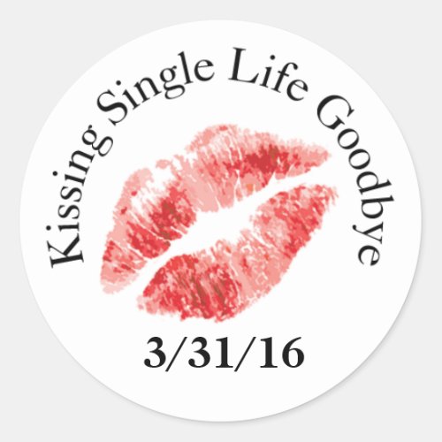 Kiss Single Life Goodbye Stickers