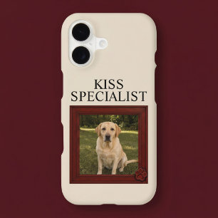 Kiss Specialist Custom Funny Dog Photo iPhone 17 Case