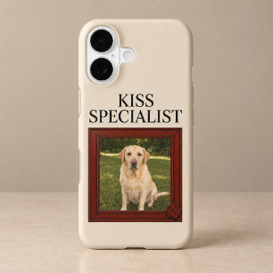 Kiss Specialist Custom Funny Dog Photo iPhone 17 Case