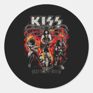 Kiss Spider Stage Classic Round Sticker