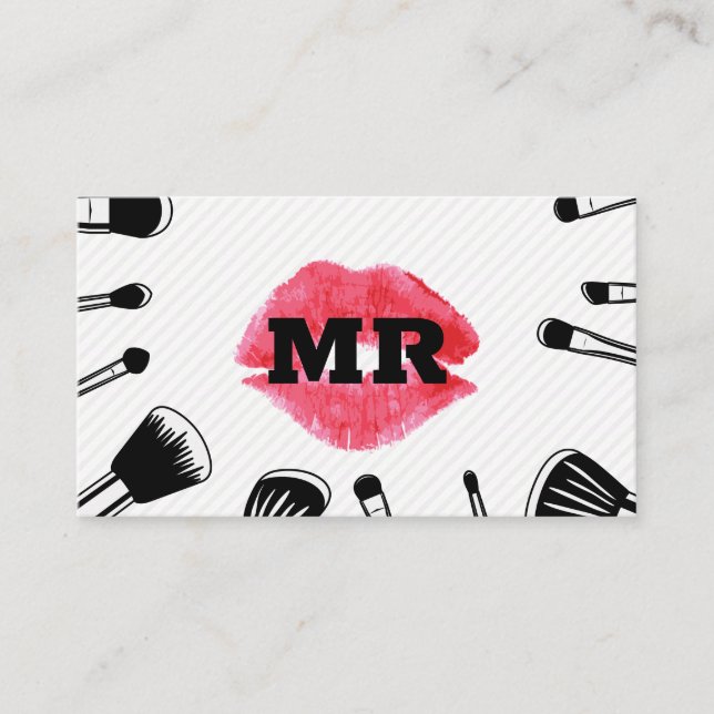 Kiss Stain | Brushes Appointment Card (Front)