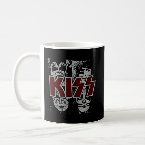 Kiss Stencil Coffee Mug