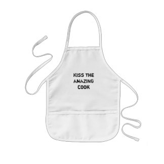 Kiss the AMAZING cook Kids' Apron