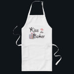 Kiss the Baker Long Apron<br><div class="desc">Cooks, bakers, and pastry makers: kiss 'em all!</div>